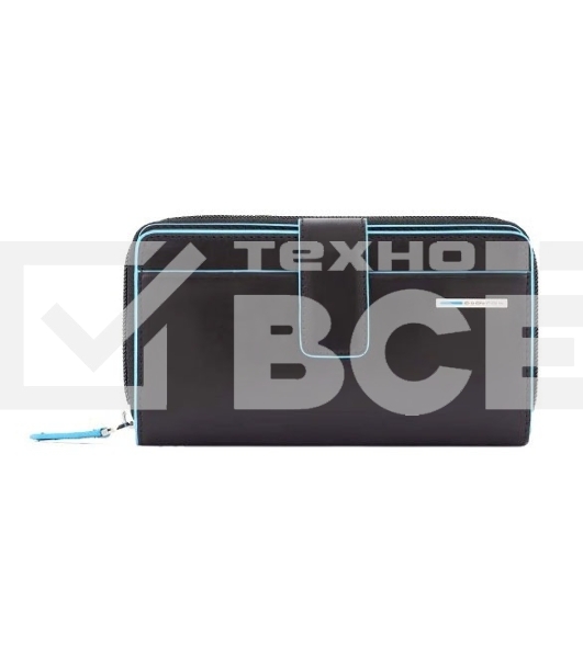 Кошелек женский Piquadro Blue Square PD1354B2R/N черный натур.кожа