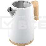 Чайник электрический Vitek VT-1154 1.7л. 2200Вт белый/дерево, фото4