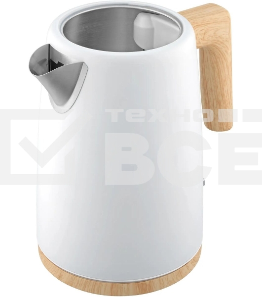 Чайник электрический Vitek VT-1154 1.7л. 2200Вт белый/дерево