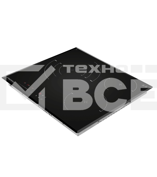 Электрическая варочная панель Maunfeld CVCE593STBK LUX Hi-Light, независимая, черный