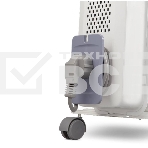 Масляный обогреватель Ballu CUBE BOH/CB-09W (9 секций), белый, 2000 Вт, 25 м2, механический термостат, фото4