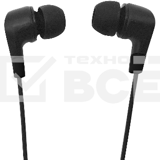 Гарнитура внутриканальные Oklick HS-S-250 1.2м черный проводные в ушной раковине (SS-E161)