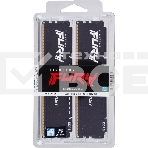 Оперативная память Kingston Fury Beast, DDR5, 32GB (2x16GB), 5200MHz, CL40, DIMM, радиатор, черный, фото3