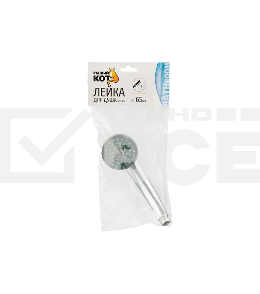 Лейка для душа РЫЖИЙ КОТ SH-651, 65 мм (один режим)