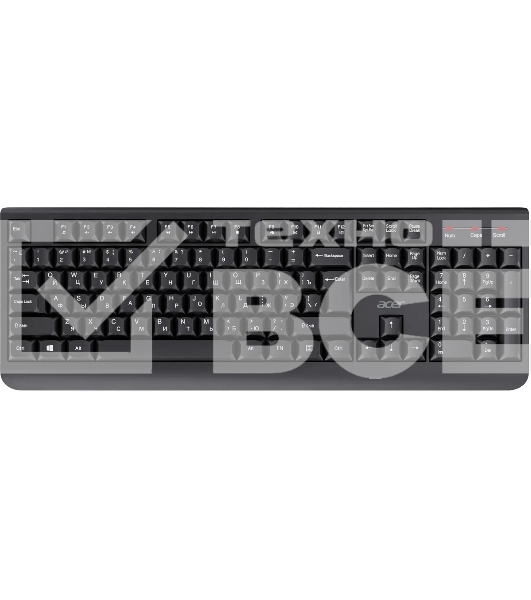 Комплект клавиатура + мышь Acer OCC401 клав:черный мышь:черный USB беспроводная (ZL.ACCCC.016)