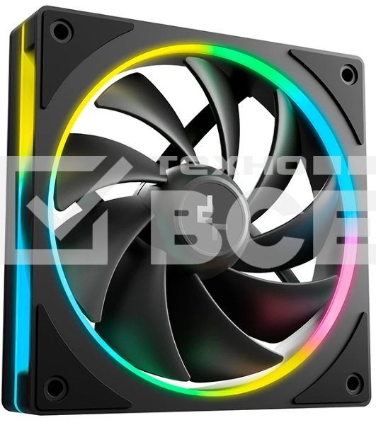 Вентилятор для корпуса Deepcool FL12 SE ARGb 120х120x25 черный 4-pin 28.67дБ (упак.:1шт) (R-FL12SE-BKAPN1-G) Ret