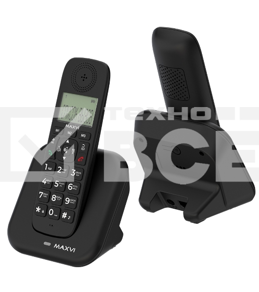 Радиотелефон MAXVI AM-02 черный