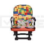 Стульчик для кормления BQ BCH012 LEGO. Стульчик-бустер BQ BCH012. Гипоалергенные безопасные материалы/Съемный чехол из экокожи. Удобный, устойчив к загрязнению и легко моется/Съемная столешница/Безопасность малыша: устойчивая конструкция, нескользящие нож, фото2