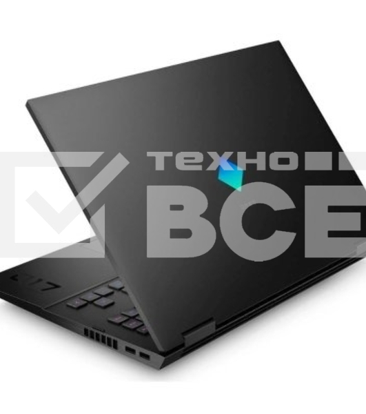 Ноутбук HP Omen 17-cm2006ci Core i7 13700HX 16Gb SSD1Tb NVIDIA GeForce RTX4070 8Gb 17.3' IPS QHD (2560x1440) FreeDOS черный WiFi BT Cam (A1AB9EA)