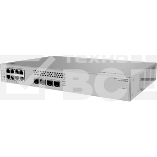 Коммутатор Huawei S310S-8P4JX (L2+, 8*10/100/1000BASE-T ports (128 W PoE+), 2*10GE SFP+ ports, 2*2.5GE SFP ports, built-in AC power, Fanless)