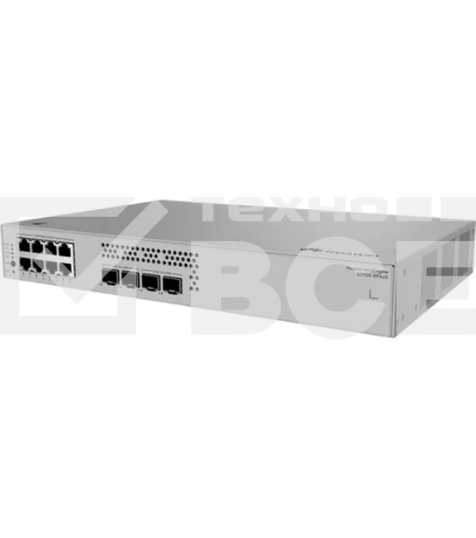 Коммутатор Huawei S310S-8P4JX (L2+, 8*10/100/1000BASE-T ports (128 W PoE+), 2*10GE SFP+ ports, 2*2.5GE SFP ports, built-in AC power, Fanless)
