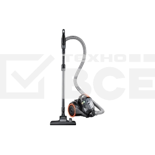 Пылесос Samsung VC15K4136VL/EV черный/оранжевый, 390/1500 Вт, уборка сухая, пылесборник контейнер 1.3 л