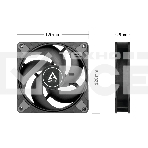 Вентилятор для корпуса Arctic P12 Max черный, 120 мм, 3300 об/мин, 25.3 дБ, 4 pin, фото5