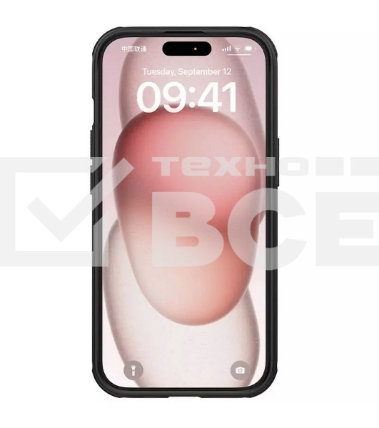 Чехол Super Frosted Shield Pro, черный, (AP IP15 Pro)