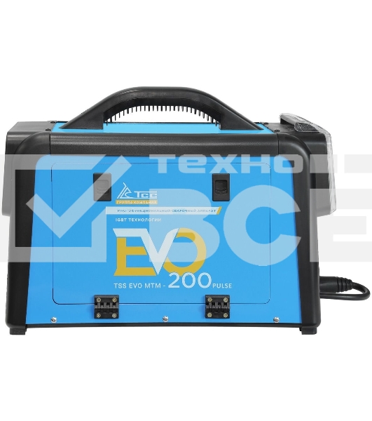 Сварочный полуавтомат ТСС EVO MTM-200 PULSE, инвертор MMA/TIG/MIG 5.04кВт
