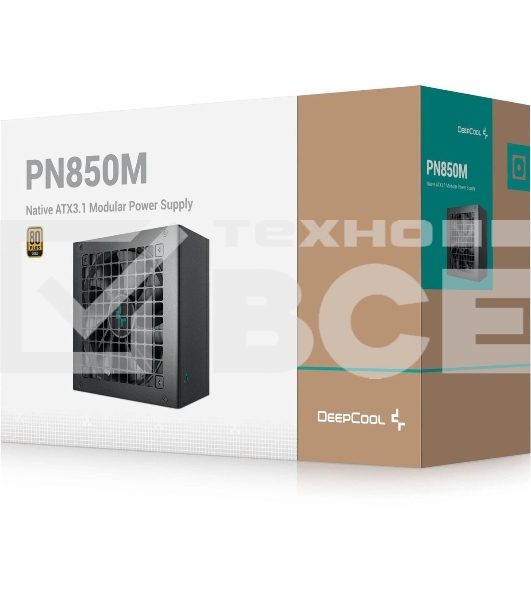 Блок питания Deepcool / GamerStorm PN850M, 850Вт, 80 PLUS Gold, 120мм, черный