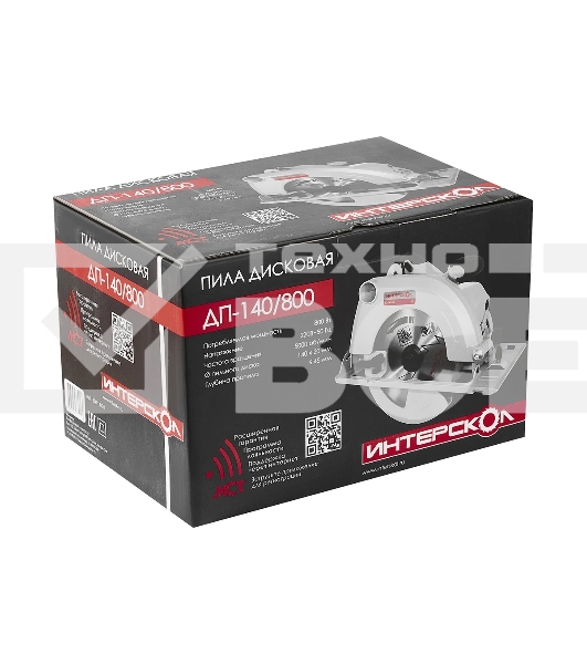Дисковая пила Интерскол ДП-140/800 95.1.0.00