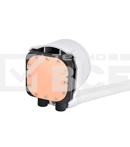 Система водяного охлаждения Thermaltake TH240 V2 Ultra Snow ARGB Soc-AM5/AM4/1200/1700/1851 белый 4-pin 25.8dB Al+Cu LCD Ret (CL-W404-PL12SW-A)