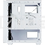 Компьютерный корпус Ginzzu CL610 mATX FAN 4*12FRGb белый, фото3