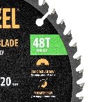 Пильный диск по дереву Denzel ф165 х 20 мм, 48 зубьев, тонкий 733277, фото11