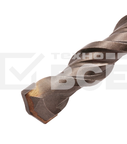 Бур по бетону Denzel двойная спираль, Cobalt W-tip, 14x160 мм, SDS PLUS