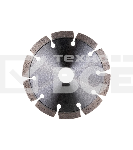 Диск алмазный Gross ф125х22,2мм, лазерная приварка сегментов, сухое резание