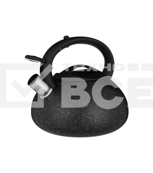 Чайник для плиты AGNESS 907-080 Black Marble нерж. 3 л