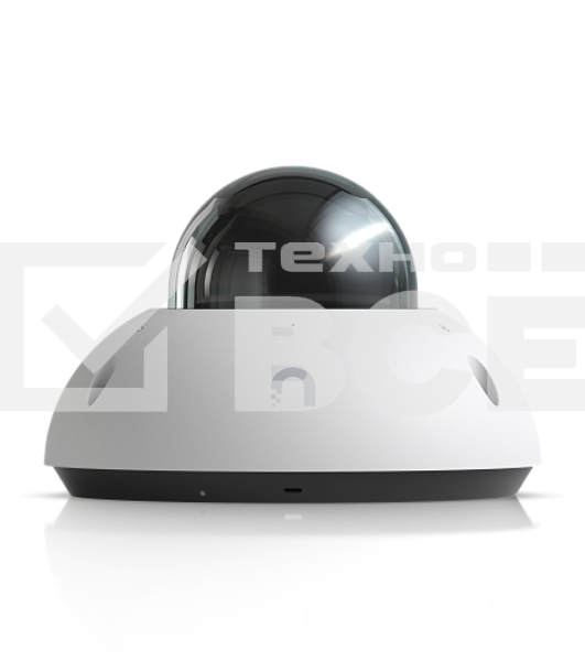 Купольная камера 4K PoE Ubiquiti UniFi Protect Camera G6 Dome White с ночным видением, интеллектуальным распознаванием и прочным антивандальным корпусом.