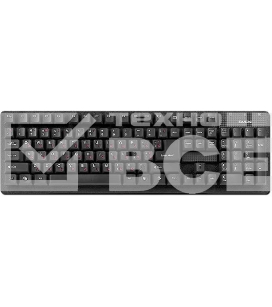Клавиатура SVEN Standard 301 проводная, USB Type-A, чёрный