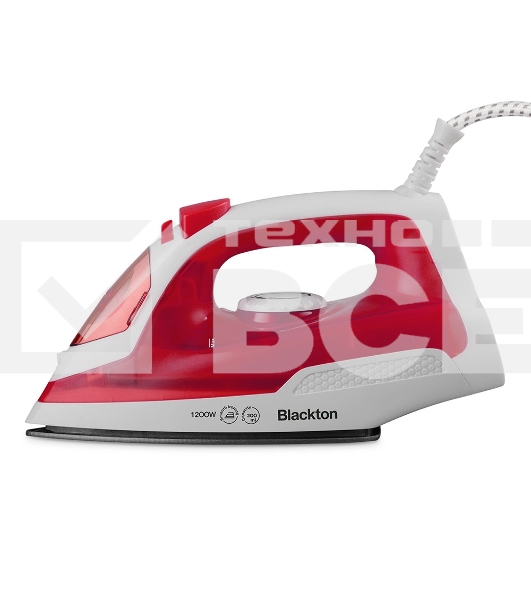 Утюг Blackton Bt SI1110 белый/красный, 1200 Вт, 18 г/мин, 200 мл