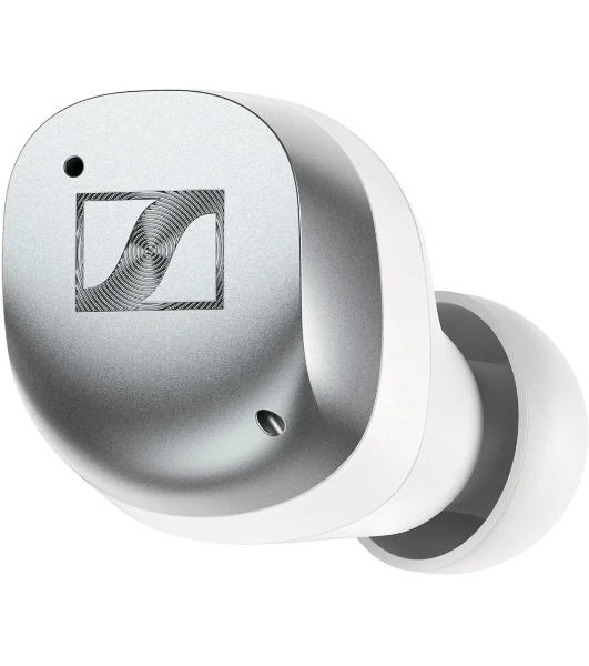 Наушники TWS Sennheiser Momentum True Wireless 4 серебристый/белый, внутриканальные, Bluetooth, активное шумоподавление, до 7.5 ч