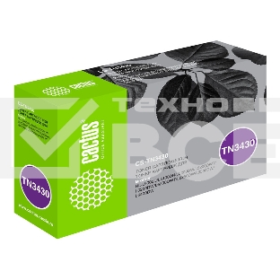 Картридж лазерный Cactus CS-TN3430 черный (3000стр.) для Brother HL L5000/5100/5200/6250/6300/6400