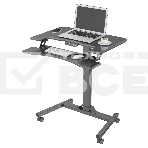 Стол для ноутбука Cactus VM-FDE103 столешница МДФ черный 91.5x56x123см (CS-FDE103BBK), фото15