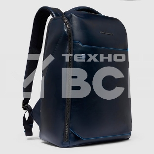 Рюкзак мужской Piquadro Blue Square CA6593B2/BLU2, кожа, темно-синий