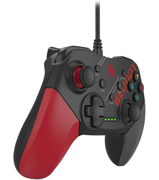 Геймпад A4Tech Bloody GP30 Sports черный/красный USB виброотдача обратная связь