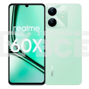 Смартфон Realme Note 60х, 3/64Gb, зеленый