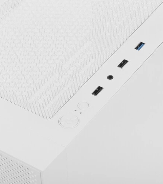 Компьютерный корпус PcCooler C3B310 WH белый без БП ATX 2xUSB3.0 audio bott PSU