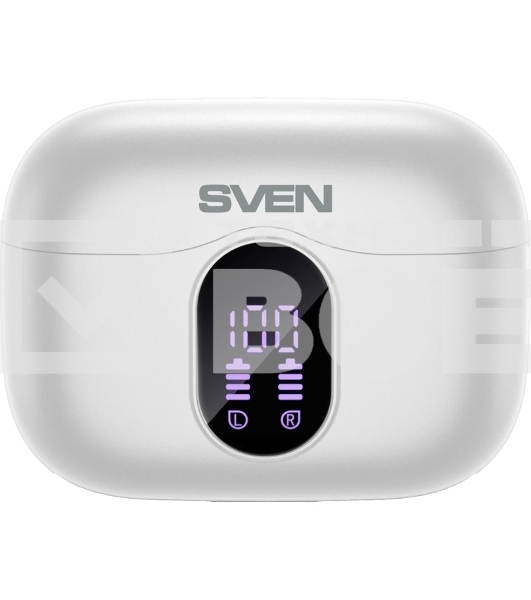 Беспроводные внутриканальные наушники с микрофоном Sven E-310B, белый (Bluetooth, TWS, ANC, ENC, APP)