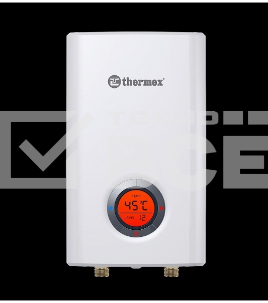 Водонагреватель проточный Thermex Topflow 10000, 10000Вт белый