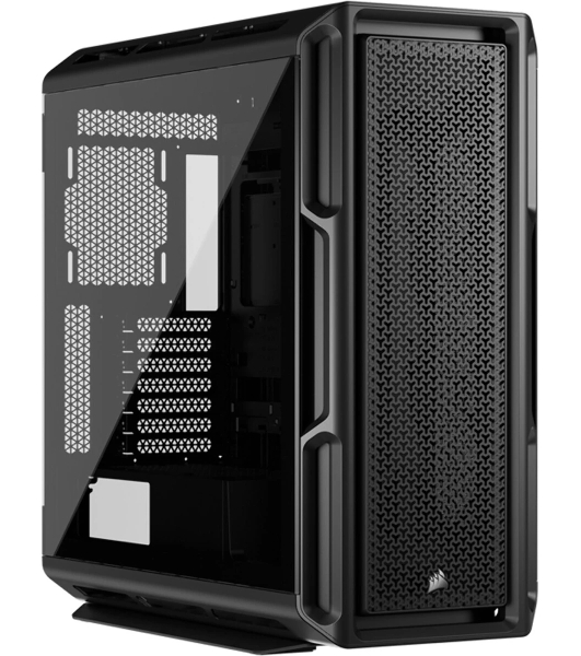 Корпус без блока питания Case Corsair 5000T, Midi-Tower, TG, no fan, 4xUSB-A 3.2, 1xUSB 3.2 Type-C, E-ATX, ATX, mATX, mITX черный