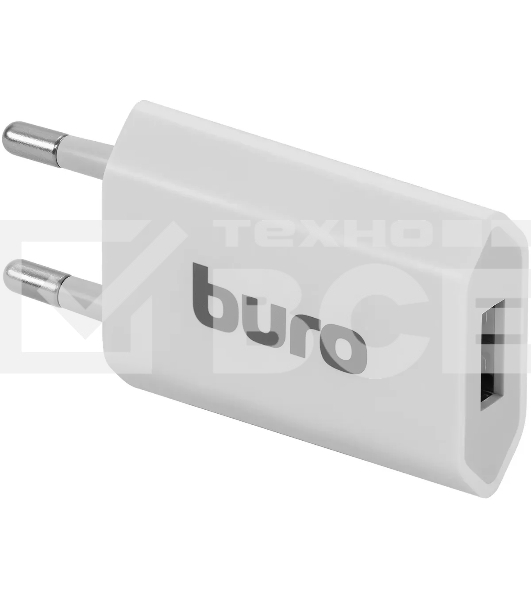 Сетевое зарядное устройство Buro TJ-164w 1A универсальное белый