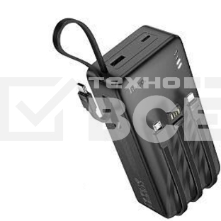 Мобильный аккумулятор HOCO J146B 30000mAh 1USB+1Type-C 2.0A, черный