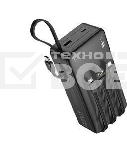 Мобильный аккумулятор HOCO J146B 30000mAh 1USB+1Type-C 2.0A, черный
