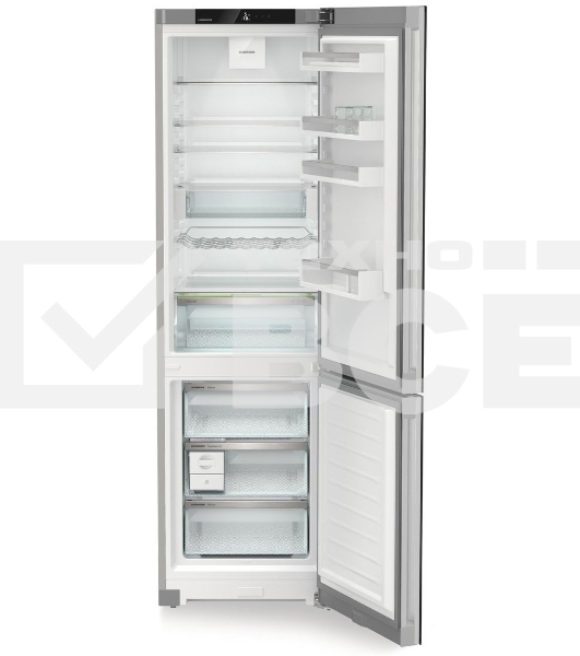 Холодильник Liebherr CNgbc 5723-22 001 серебристый двухкамерный 266/100л морозилка снизу