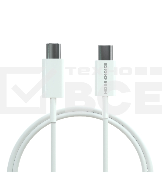 Сетевое зарядное устройство MORE CHOICE (4610196408915) NC60a 1USB-C 3.0A PD 20W быстрая зарядка для Type-C, белый
