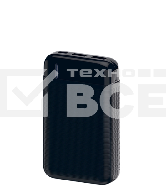 Внешний аккумулятор Maxvi PB10-07 10000 мАч, 2A, 2хUSB/Type-C/MicroUSB
