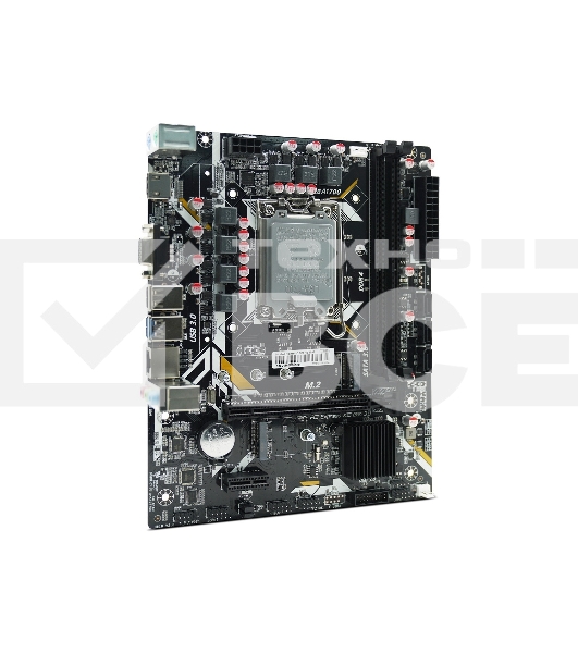 Материнская плата CBR H610M Chipset H610, Socket 1700, 2хDDR4, mATX, VGA+HDMI, 1хPCIEx16,2хPCIEx1,1хM.2(PCIe NVMe Gen3 x4), 3хSATA3, 2хUSB2.0 + 2хUSB3.0, LAN 1Gb