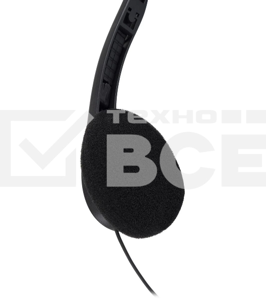 Гарнитура проводная Oklick HS-M143VB черный 1.8м накладные оголовье