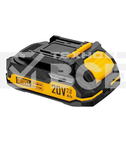 Дрель-шуруповерт Denzel CDH-BL-20, Аккумуляторная, 20В, 2 АКБ, Кейс