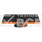 Комплект клавиатура+мышь A4Tech FStyler F1010 проводной, USB, 1600 DPI, чёрный/оранжевый, фото23
